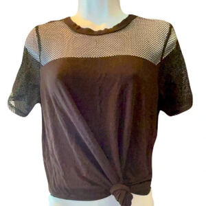Garage/ US S/ mesh top and sleeves/ tee shirt short sleeve